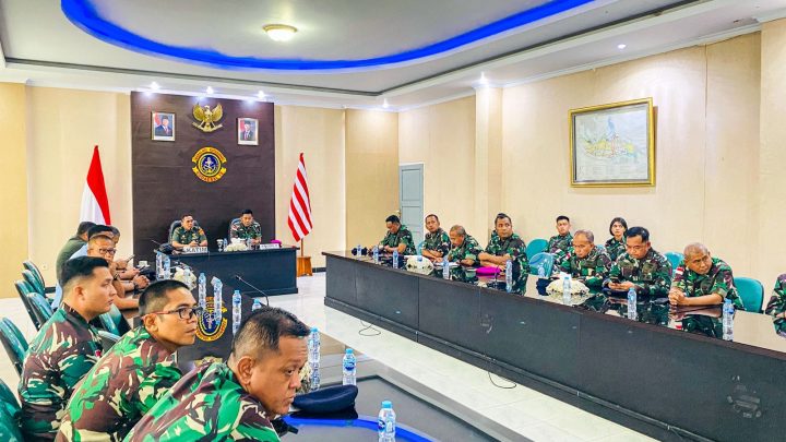 Tingkatkan Tata Kelola Organisasi, Kodaeral IX Terima Audit Kinerja Itjen TNI TA 2026