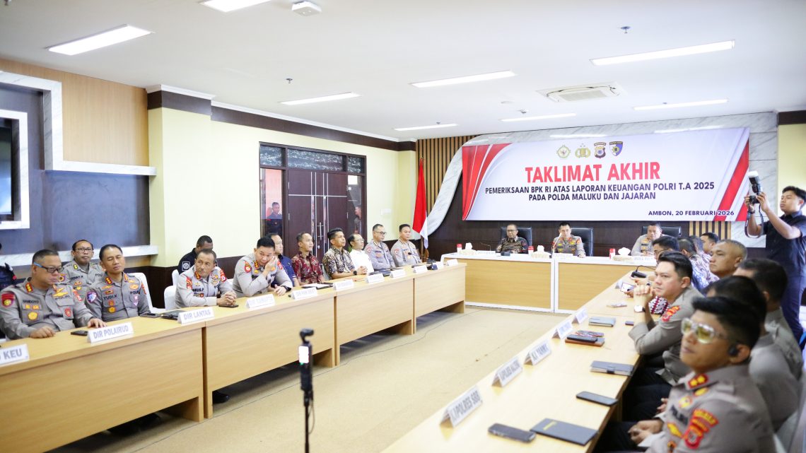 Kapolda Maluku Dorong Tata Kelola Keuangan Polri Lebih Akuntabel