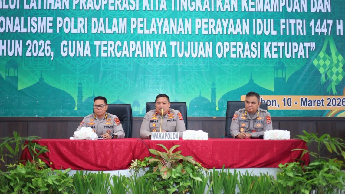 Antisipasi Kerawanan Saat Lebaran, Wakapolda Maluku Pimpin Tactical Floor Game Operasi Ketupat