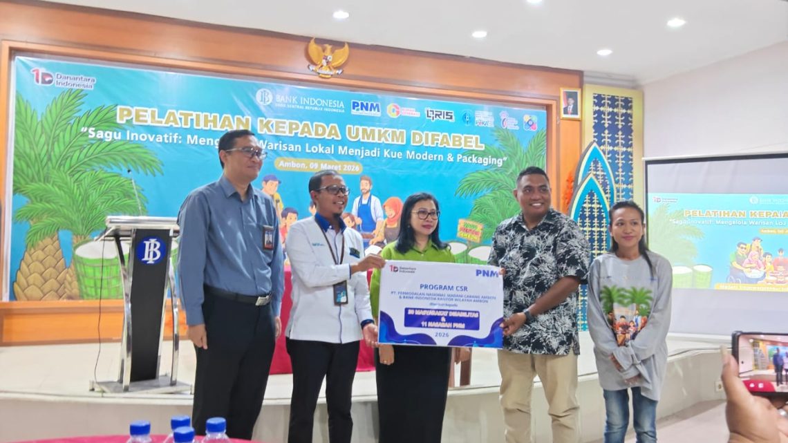 PNM Dorong Difabel Mandiri Secara Ekonomi Lewat Pengembangan Usaha Sagu