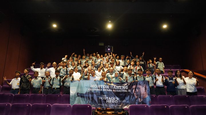 Kodaeral lX Ajak Puluhan Siswa Yayasan Hang Tuah Nobar Film The Hostage’s Hero