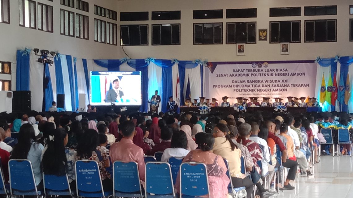Politeknik Negeri Ambon Wisuda 169 Lulusan Terbaik