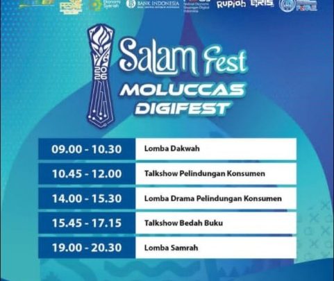 Inilah Sejumlah Rangkaian Agenda Salam Fest x Moluccas Digifest 2026 di Ambon 