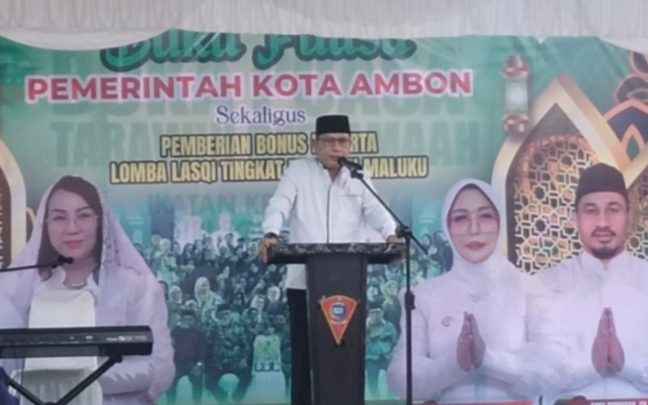 Walikota Ambon Apresiasi Lasqi, Berhasil Bina Generasi Islami