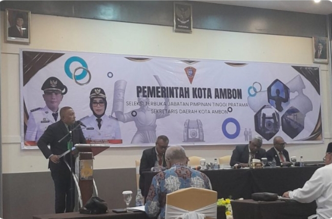 Calon Sekot Ambon Nomor Urut Tiga Tawarkan Solusi Kongkrit Pembenahan Pemerintahan