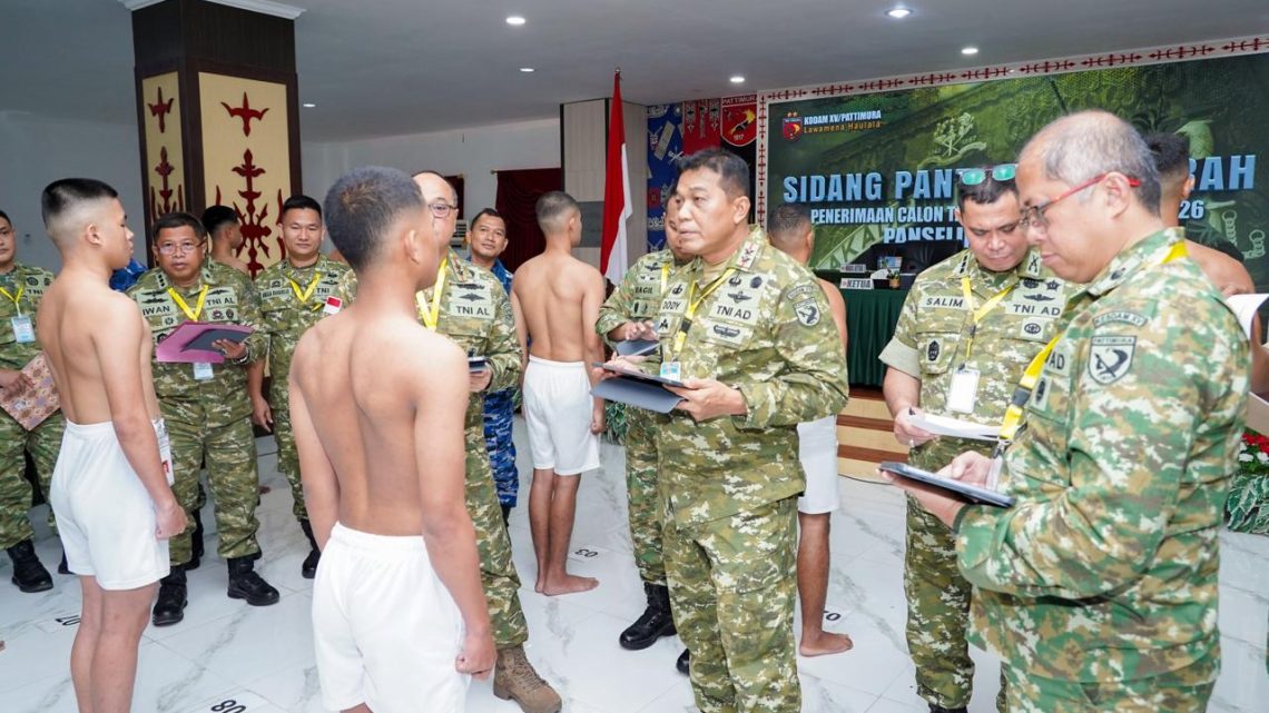 Pangdam XV Pattimura Tepati Janji, Anak Daerah Maluku Akhirnya Melaju ke Tes Pusat Akmil