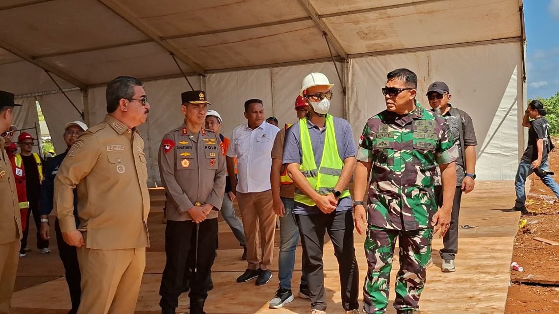 Pangdam Pattimura Cek Langsung Kesiapan Acara Pelaksanaan Ground Breaking Blom Masela
