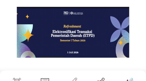 Pemkot Ambon Perkuat Digitalisasi Transaksi Daerah Lewat Refreshment ETPD 2026