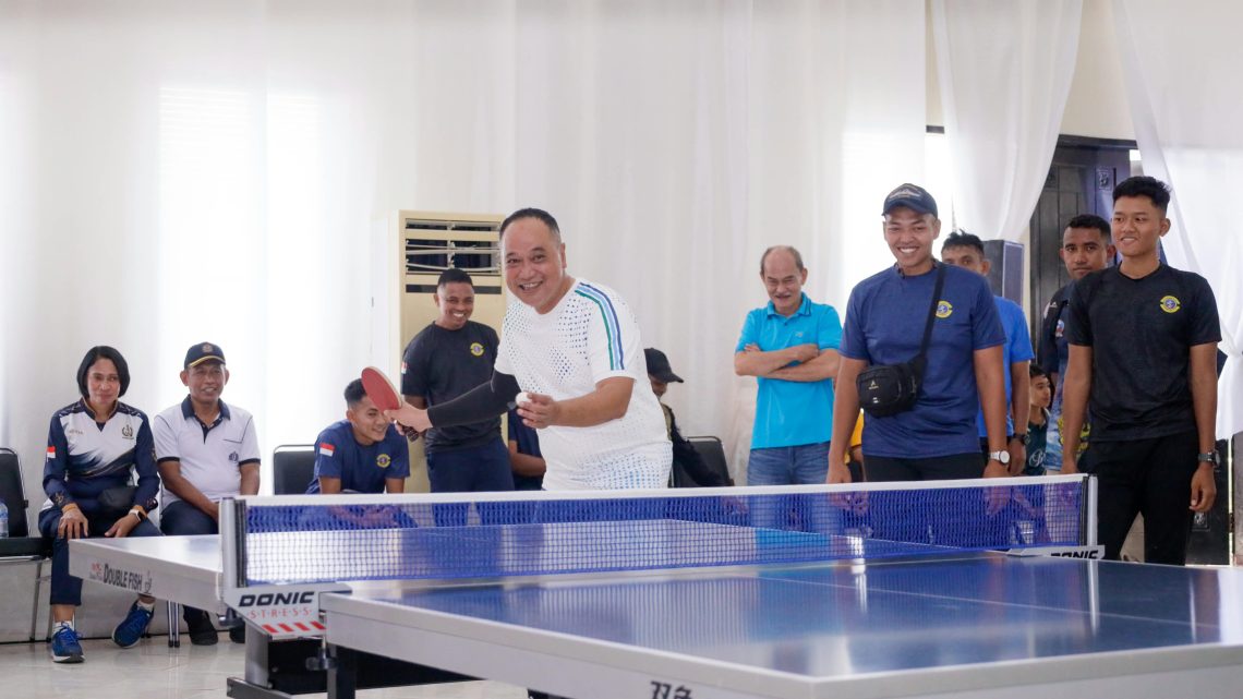 Perkuat Sinergi dan Sportivitas, Dankodaeral IX Hadiri Pembukaan Tenis Meja HUT ke-81 TNI