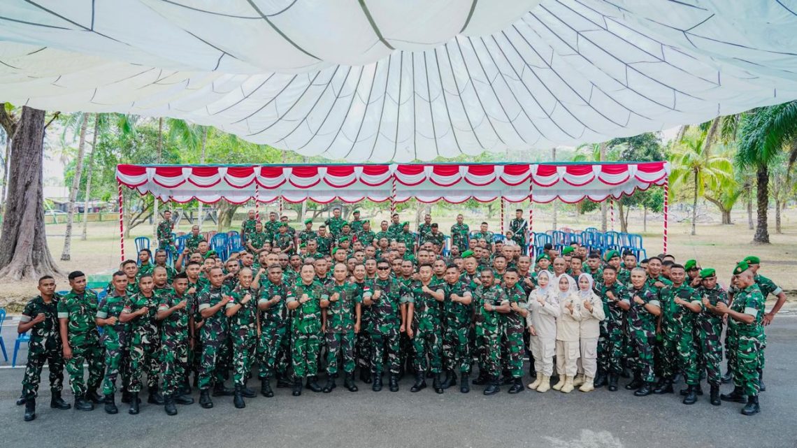 Pesan Pangdam Pattimura di Tengah Prajurit Kabaresi: Bersyukur, Berprestasi dan Jaga Kehormatan