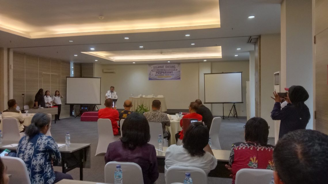 Wali Kota Buka Raker XII LPPD Kota Ambon Tahun 2026  