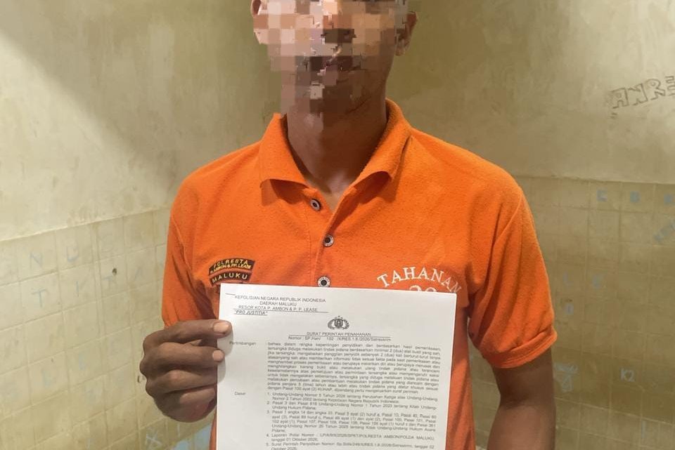 Diduga Curi Kalung Emas di Ambon, Anggota Biro Rena Polda Maluku Ditahan 