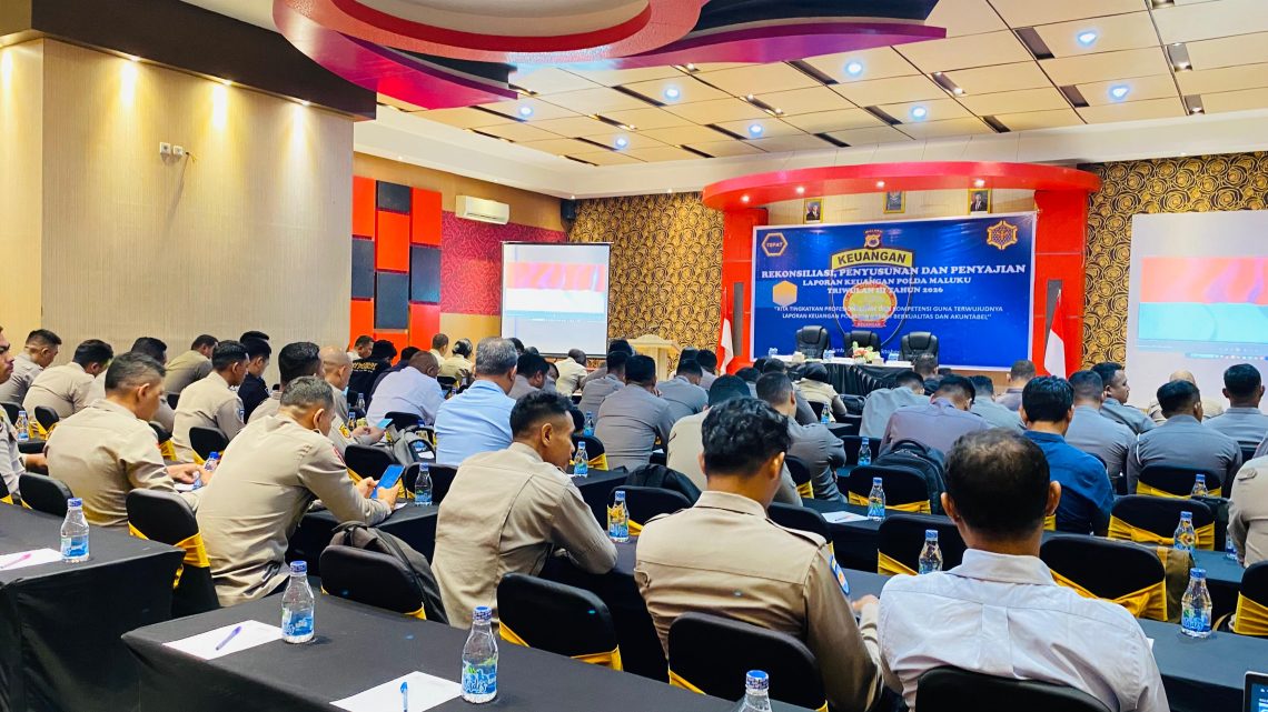 Polda Maluku Perkuat Akuntabilitas Keuangan, Rekonsiliasi Laporan Triwulan III 2026