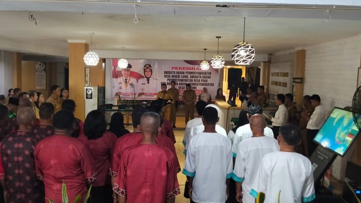 Resmikan Anggota BPD Tiga Desa, Wali Kota Ambon Tekankan Kolaborasi dan Pelayanan Tanpa Diskriminasi