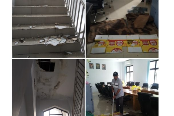 Belum Setahun Fungsi, Plafon Gedung Baru DPRD Kota Ambon Ambruk