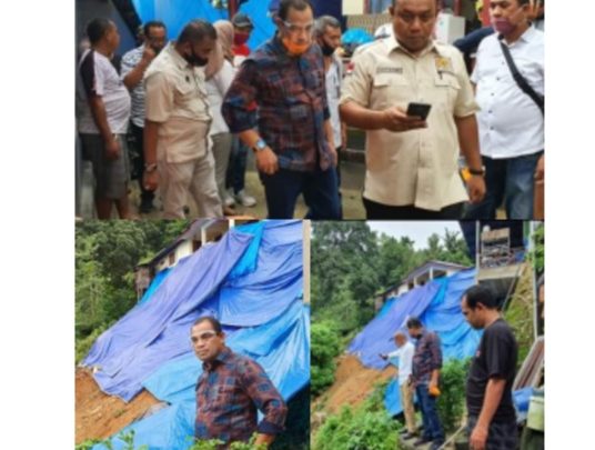 Para Wakil Rakyat di kota Ambon Tinjau Lokasi  Bencana