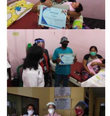 Penghargaan Kepala BKKBN Pusat Kepada Bayi di RS Sumber Hidup