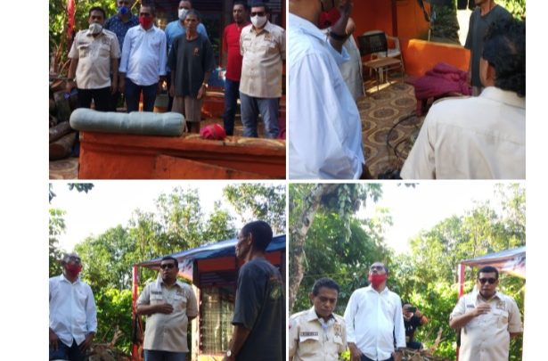 Komisi I DPRD Kota Ambon Tinjau Langsung Korban Bencana Longsor Batu Gajah