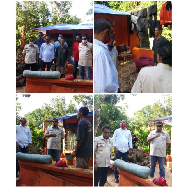 Komisi I DPRD Kota Ambon Tinjau Langsung Korban Bencana Longsor Batu Gajah