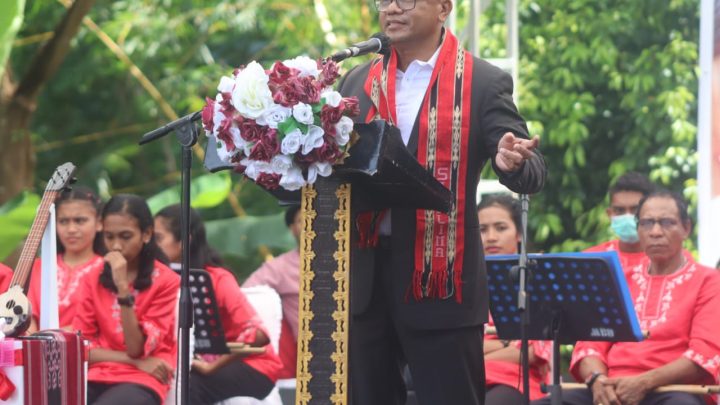 Sekda Buka Pameran Nasional Alat Musik Tradisional Nusantara 2020
