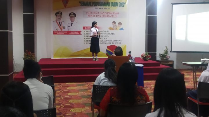 Pacu Kemampuan Membaca Siswa di Ambon, Dinas Perpustakan Gelar Berbagai Lomba