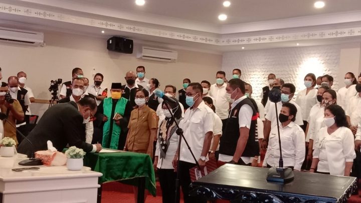 Wali kota Ambon Resmikan Dua OPD Baru
