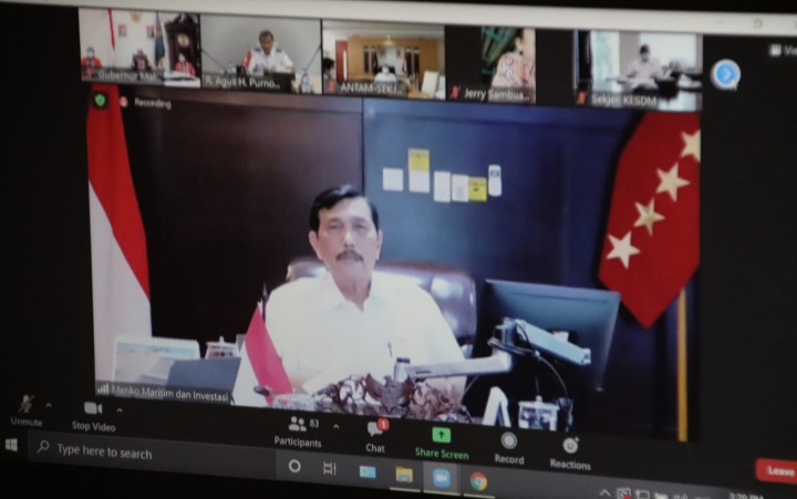 Menko Luhut Panjaitan Pimpin Rakor Bahas LIN Maluku