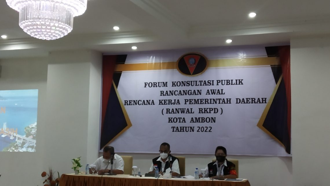 Bappekot dan Litbang Gelar Forum Konsultasi Publik Rancangan Awal RKPD