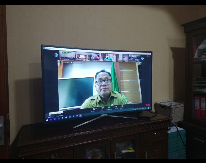 Rakor Monev Pelaksanaan Vaksinasi Covid-19 Dihadiri Sekda Maluku