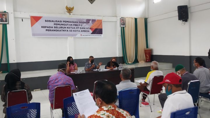 BPPRD Kota Ambon Sosialisasi Pembagian Insentif Pemungut PBB-2 Kepada Para RT