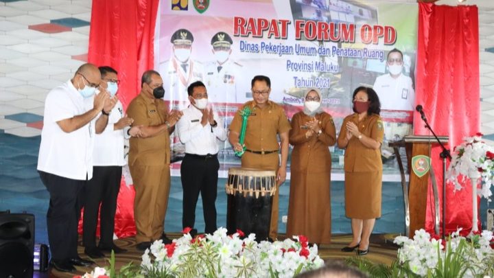 Rapat Forum OPD PUPR Maluku Tahun 2021