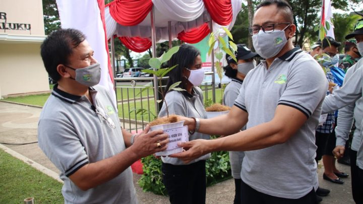 Sekda Pimpin Upacara Hari Lingkungan Hidup se-Dunia Tahun 2021