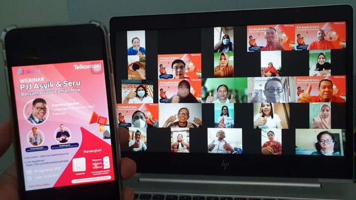 Telkomsel Gelar Webinar bagi Kepsek dan Guru di Regional Papua Maluku