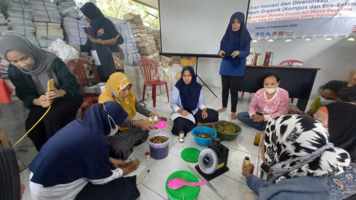 Melalui Program CSR Pertamina DPPU Pattimura Latih Masyarakat Cara Mengubah Sampah Organik