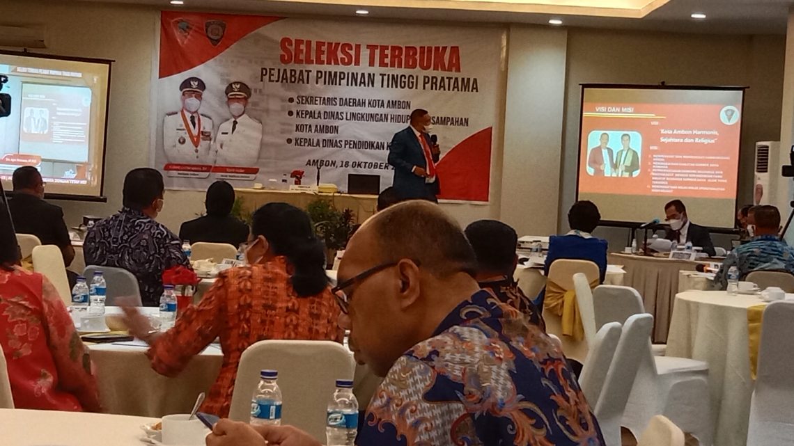 Enam Calon Sekretaris Kota Ambon Presentasi Makalah di Hadapan Pansel