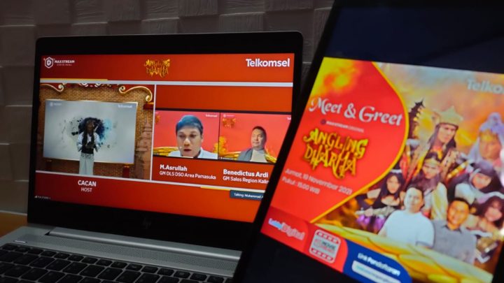 Telkomsel Pamasuka Gelar Meet & Greet Virtual Serial Drama Kolosal Angling Dharma