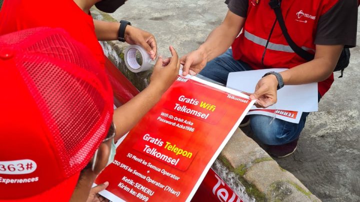 Seluruh Instansi Pemerintah Siaga, Telkomsel Recovery Jaringan