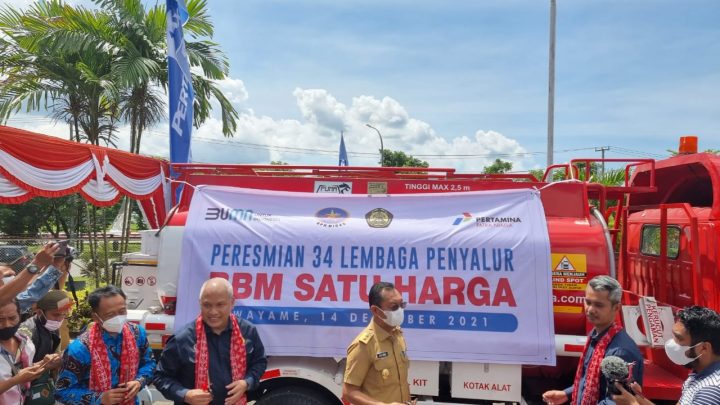 Sembilan Titik Lembaga Penyalur BBM 1 Harga Diresmikan Pertamina
