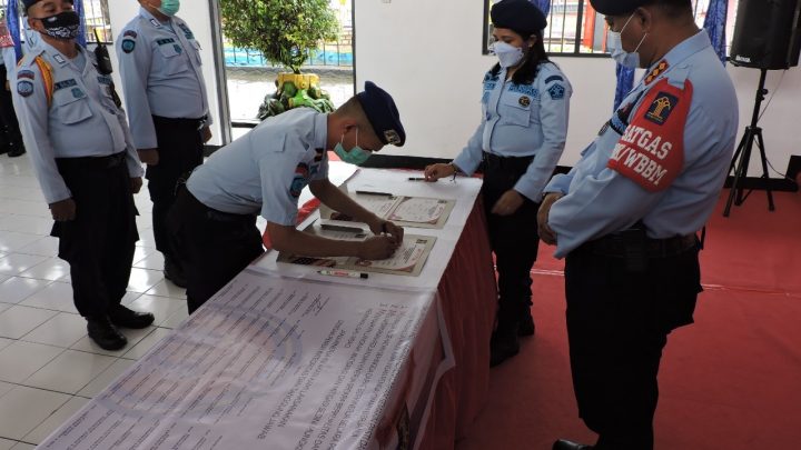 Lapas Ambon Gelar Penandatangan Deklarasi Janji Kinerja