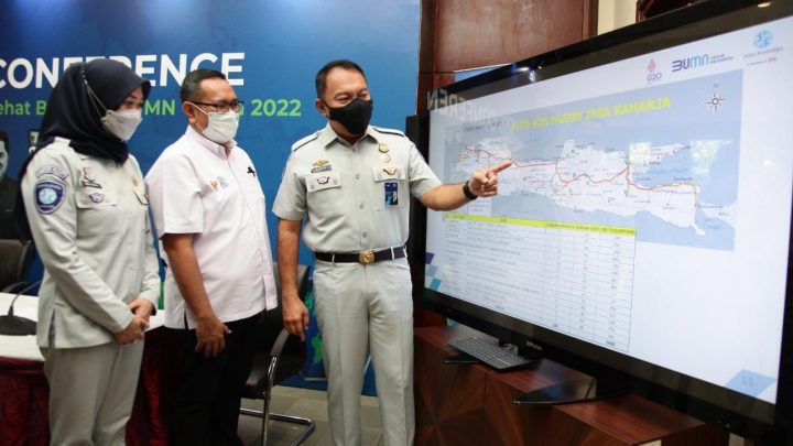Kementerian BUM Gelar Mudik Aman dan Sehat Bersama BUMN 2022