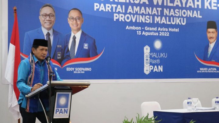 Gubernur Murad Yakin Visi Pembangunan Maluku telah menjadi Jati Diri PAN Maluku