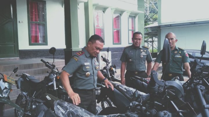 Danrem 151 Binaiya Cek Bantuan 45 Unit “Transportasi Andalan Para Babinsa”