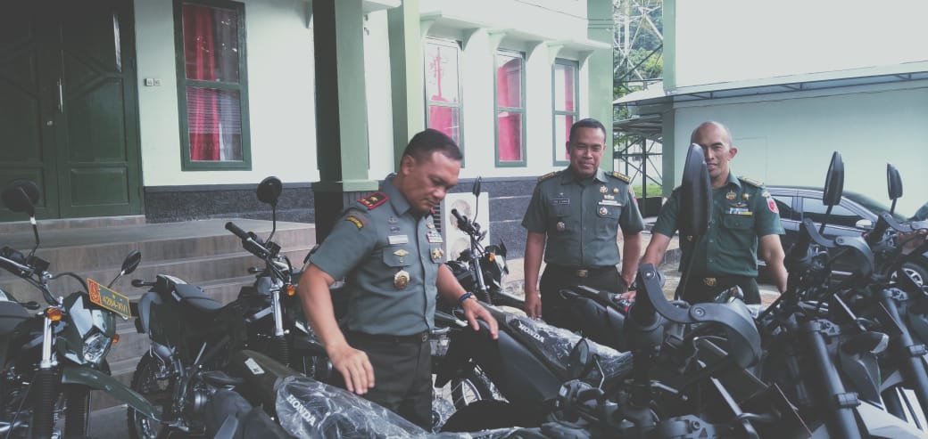 Danrem 151 Binaiya Cek Bantuan 45 Unit “Transportasi Andalan Para Babinsa”