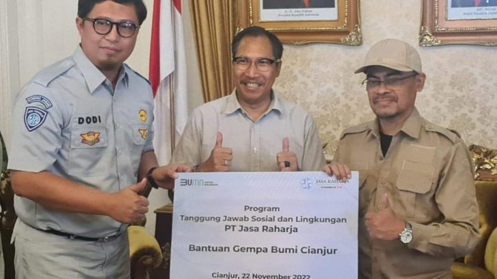 Bantuan Tanggap Darurat Bencana Cianjur Wujud Kepedulian  Jasa Raharja Melalui Program TJSL