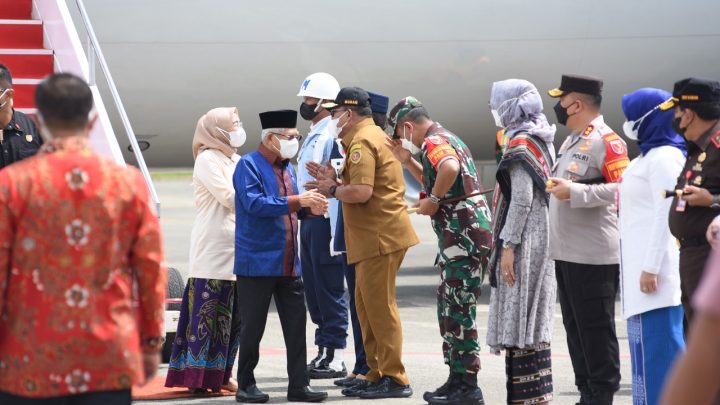 Sebelum Kunker ke Papua,Wapres Ma’ruf Amin Transit di Ambon