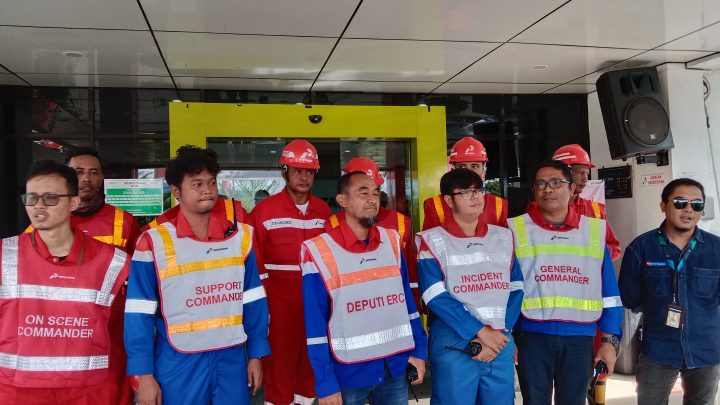 Pertamina Integrated Terminal Wayame Gelar Simulasi Keadaan Darurat