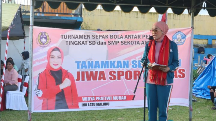 Ina Latu Maluku Buka Turnamen Liga Pelajar Tingkat SD dan SMP se-Kota Ambon