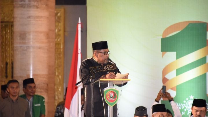 Gubernur  MI Dan Isteri Hadiri Resepsi Peringatan Satu Abad Nahdlatul Ulama