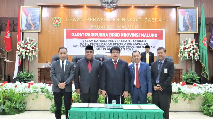 Ini Kali Keempat Provinsi Maluku Raih Opini WTP dari BPK RI