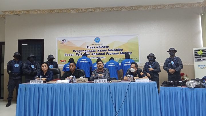 BNN Maluku Berhasil Ungkap Jaringan Peredaran Gelap Narkoba Antar Provinsi